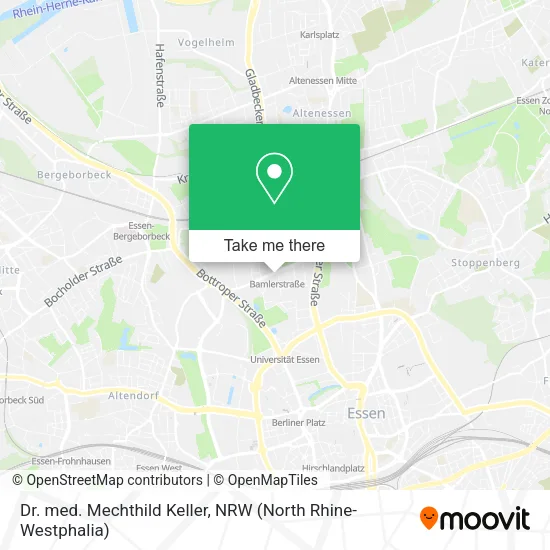 Карта Dr. med. Mechthild Keller