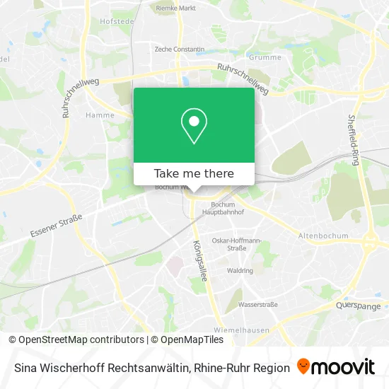 Карта Sina Wischerhoff Rechtsanwältin