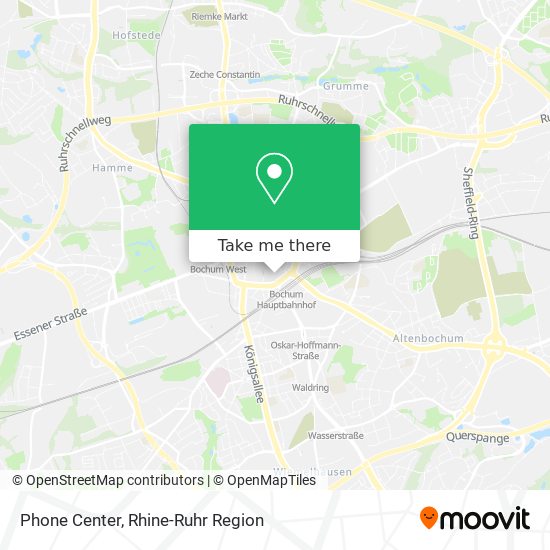 Phone Center map