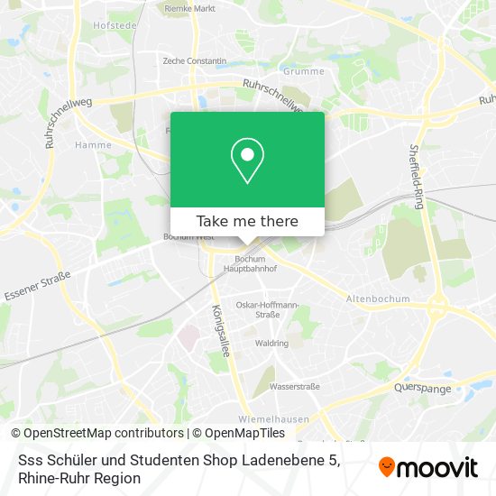 Sss Schüler und Studenten Shop Ladenebene 5 map