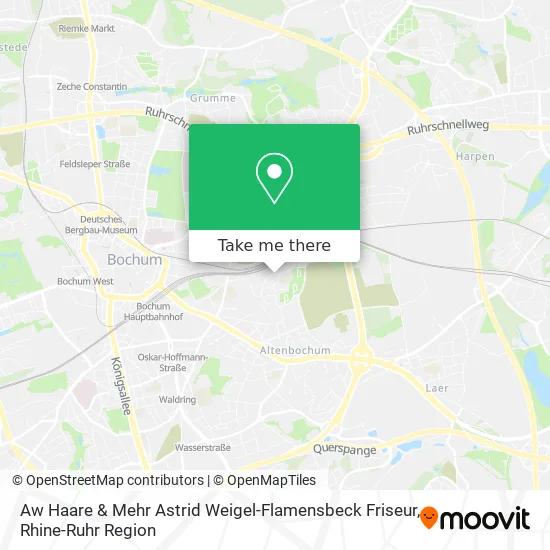 Карта Aw Haare & Mehr Astrid Weigel-Flamensbeck Friseur