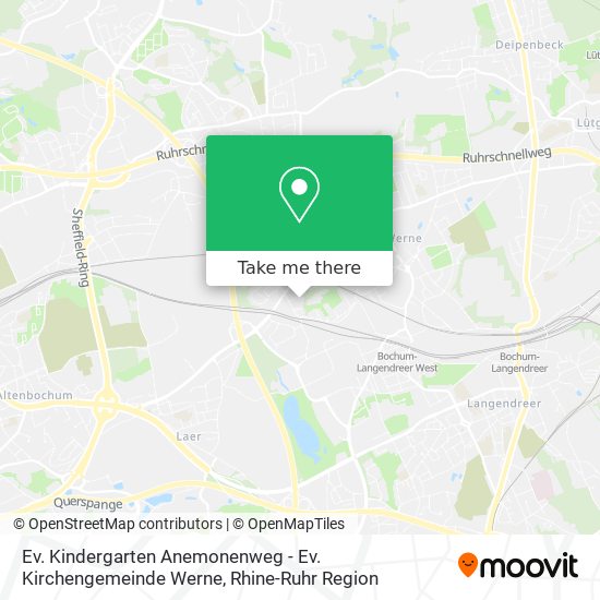 Ev. Kindergarten Anemonenweg - Ev. Kirchengemeinde Werne map