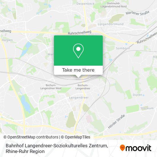 Bahnhof Langendreer-Soziokulturelles Zentrum map