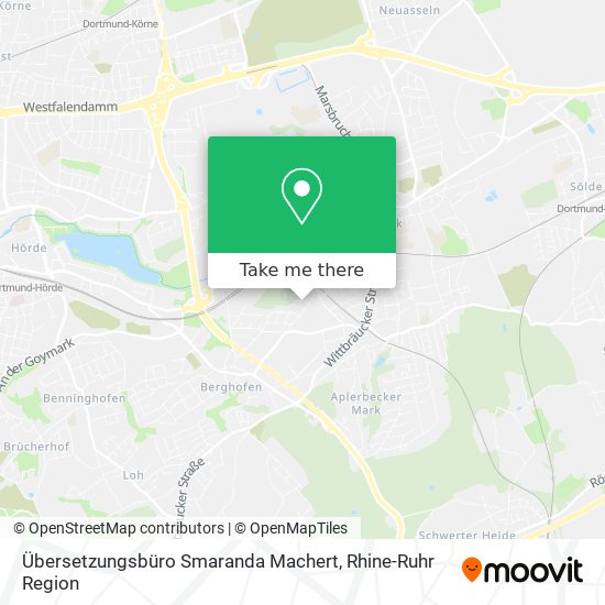 Übersetzungsbüro Smaranda Machert map