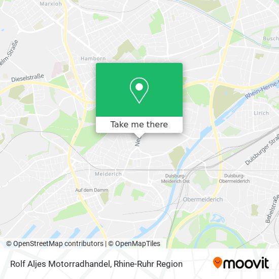 Rolf Aljes Motorradhandel map