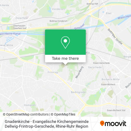 Gnadenkirche - Evangelische Kirchengemeinde Dellwig-Frintrop-Gerschede map