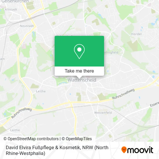 Карта David Elvira Fußpflege & Kosmetik