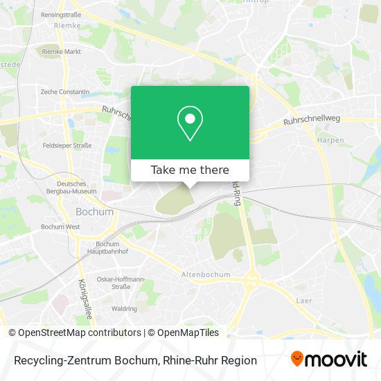 Recycling-Zentrum Bochum map