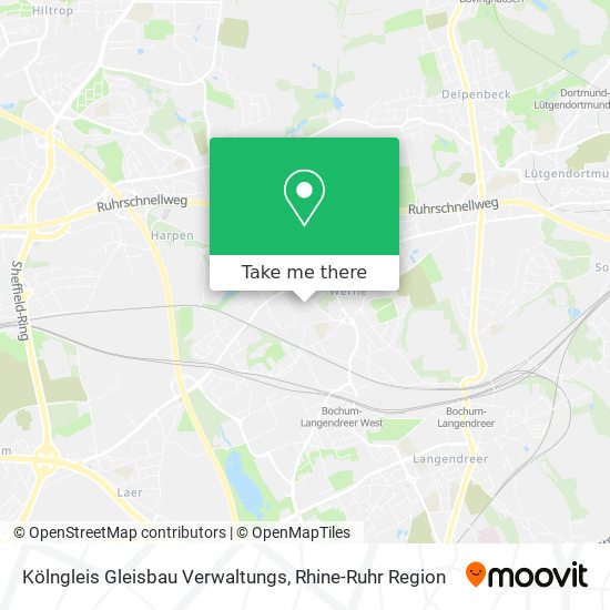 Kölngleis Gleisbau Verwaltungs map