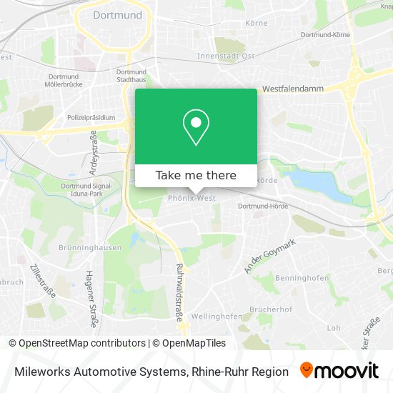 Mileworks Automotive Systems map