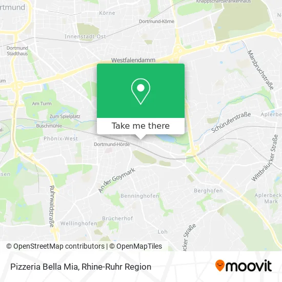 Карта Pizzeria Bella Mia
