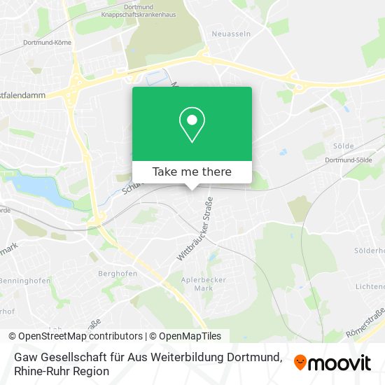 Gaw Gesellschaft für Aus Weiterbildung Dortmund map