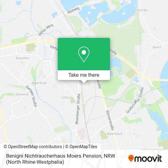 Карта Benigni Nichtraucherhaus Moers Pension