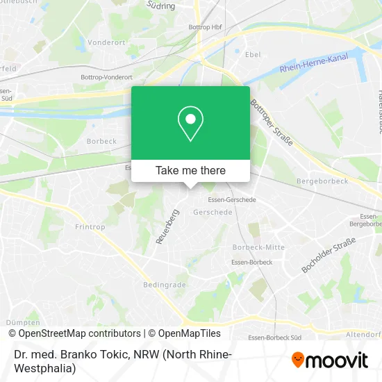 Карта Dr. med. Branko Tokic