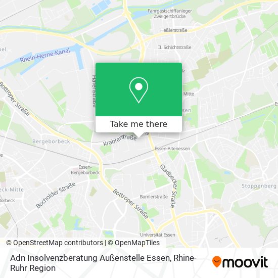 Adn Insolvenzberatung Außenstelle Essen map