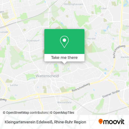 Карта Kleingartenverein Edelweiß