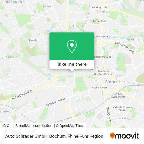 Auto Schrader GmbH, Bochum map