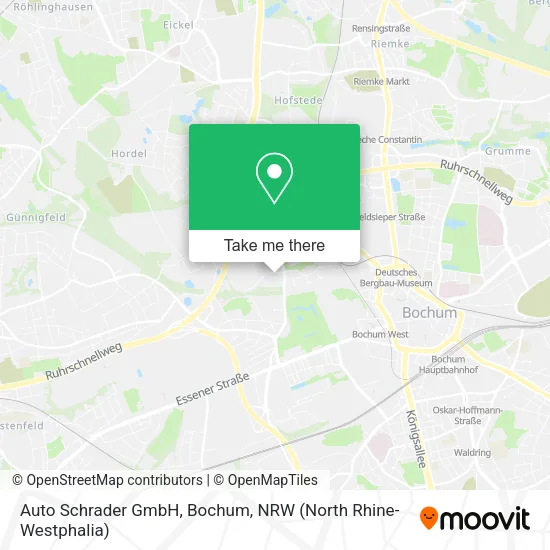Карта Auto Schrader GmbH, Bochum