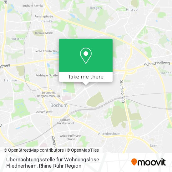 Übernachtungsstelle für Wohnungslose Fliednerheim map