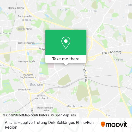 Allianz Hauptvertretung Dirk Schlänger map