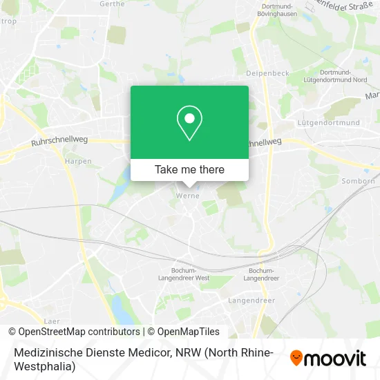 Карта Medizinische Dienste Medicor