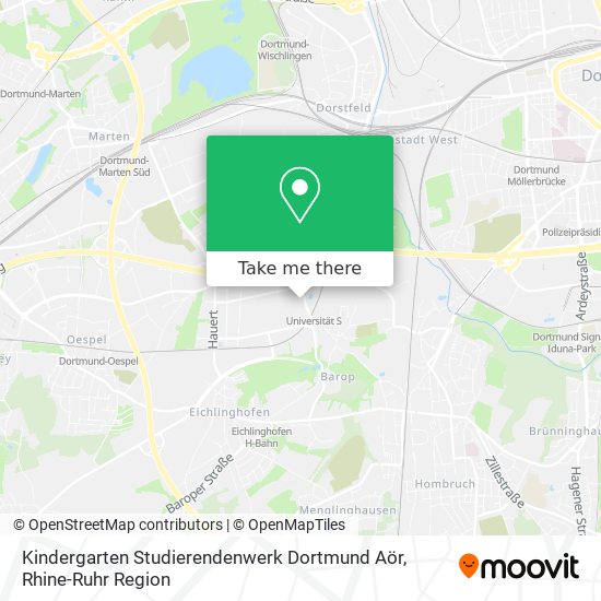 Kindergarten Studierendenwerk Dortmund Aör map