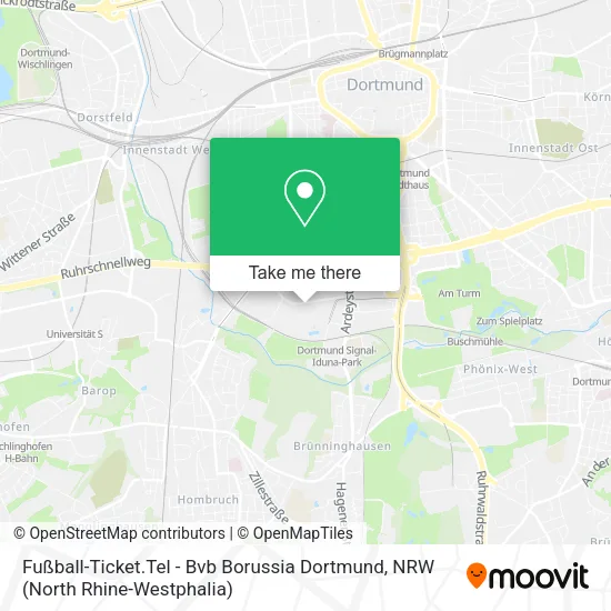Fußball-Ticket.Tel - Bvb Borussia Dortmund map