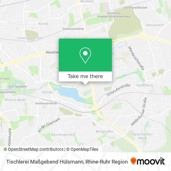 Tischlerei Maßgebend Hülsmann map
