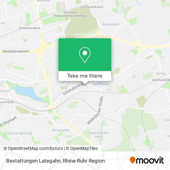 Bestattungen Lategahn map
