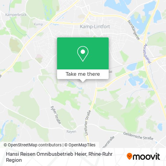 Hansi Reisen Omnibusbetrieb Heier map