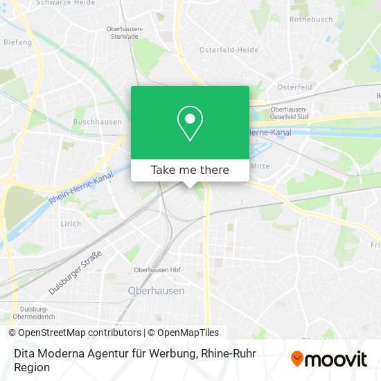 Dita Moderna Agentur für Werbung map