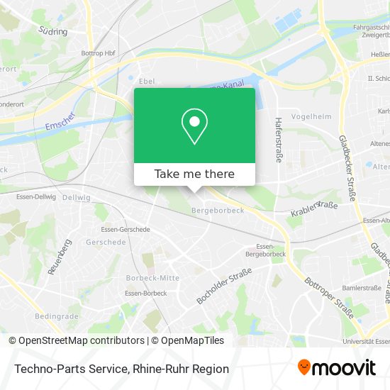 Карта Techno-Parts Service