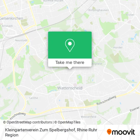 Карта Kleingartenverein Zum Spelbergshof