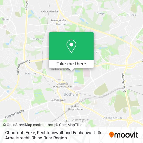 Christoph Ecke, Rechtsanwalt und Fachanwalt für Arbeitsrecht map