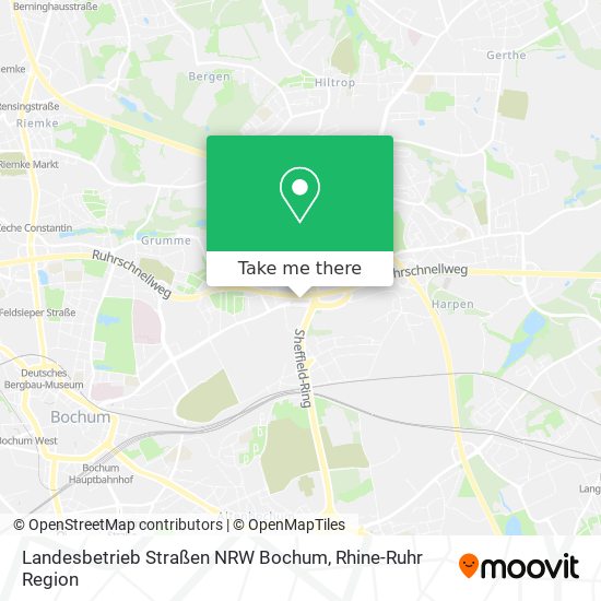 Карта Landesbetrieb Straßen NRW Bochum