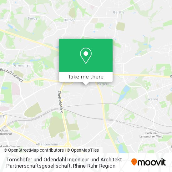 Tomshöfer und Odendahl Ingenieur und Architekt Partnerschaftsgesellschaft map