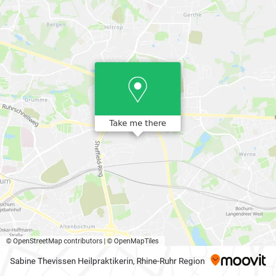 Карта Sabine Thevissen Heilpraktikerin