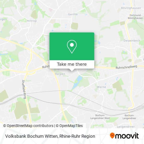 Volksbank Bochum Witten map