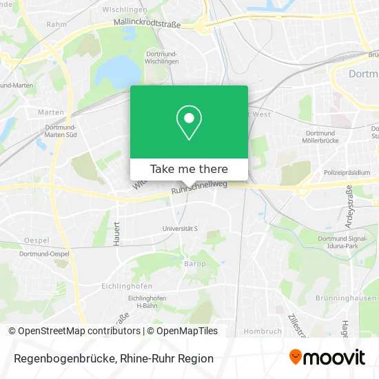 Карта Regenbogenbrücke