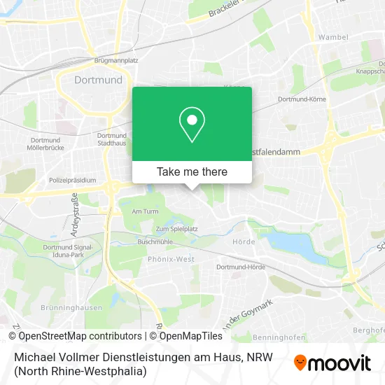 Карта Michael Vollmer Dienstleistungen am Haus