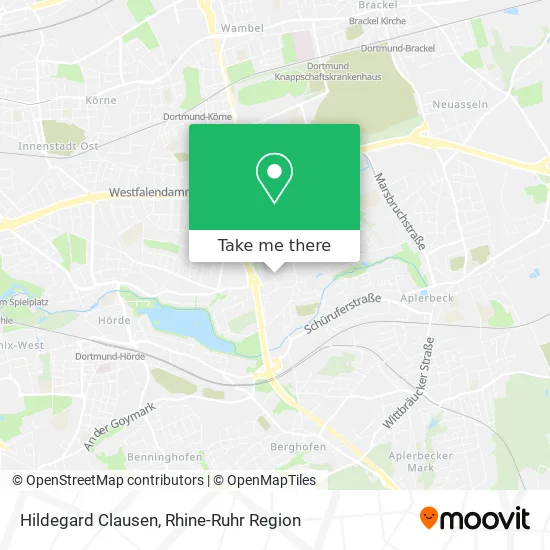 Карта Hildegard Clausen