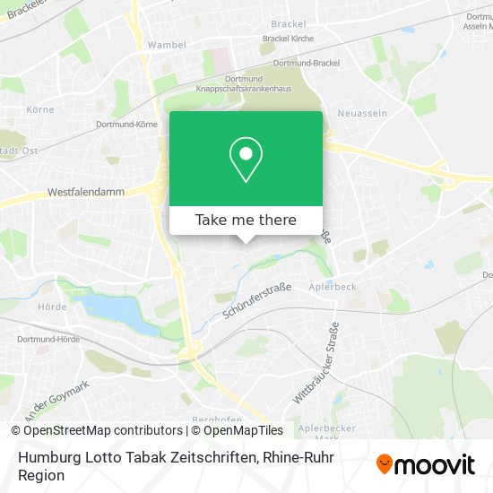 Humburg Lotto Tabak Zeitschriften map