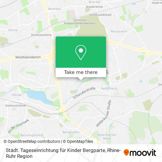 Städt. Tageseinrichtung für Kinder Bergparte map