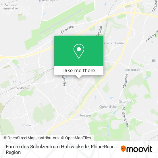 Forum des Schulzentrum Holzwickede map