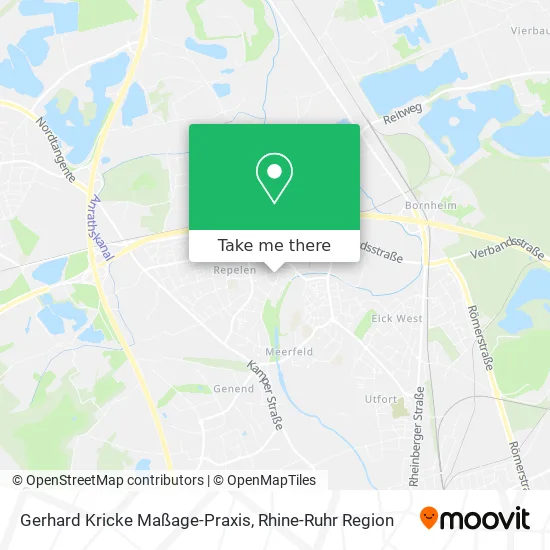 Карта Gerhard Kricke Maßage-Praxis