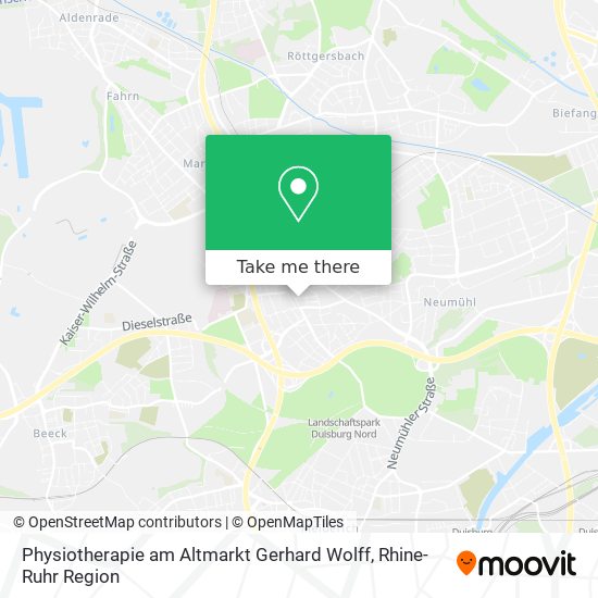 Physiotherapie am Altmarkt Gerhard Wolff map