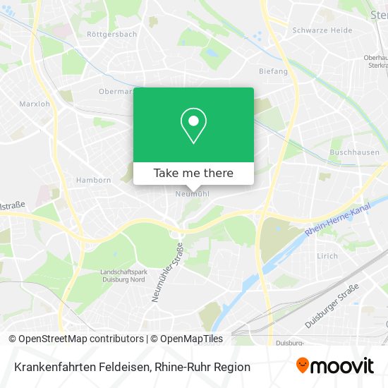 Krankenfahrten Feldeisen map