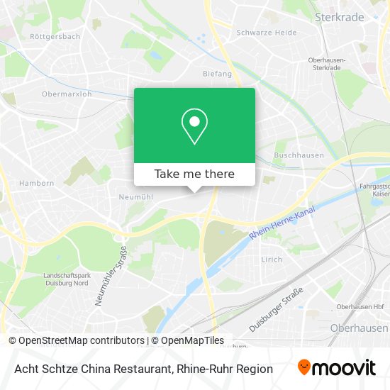 Acht Schtze China Restaurant map
