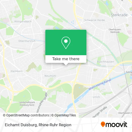 Карта Eichamt Duisburg