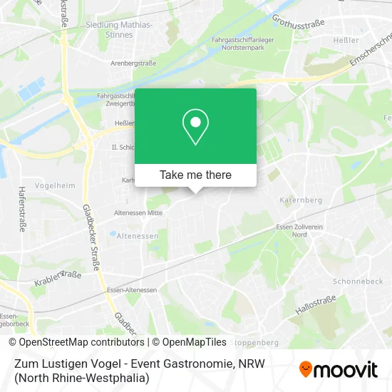 Карта Zum Lustigen Vogel - Event Gastronomie